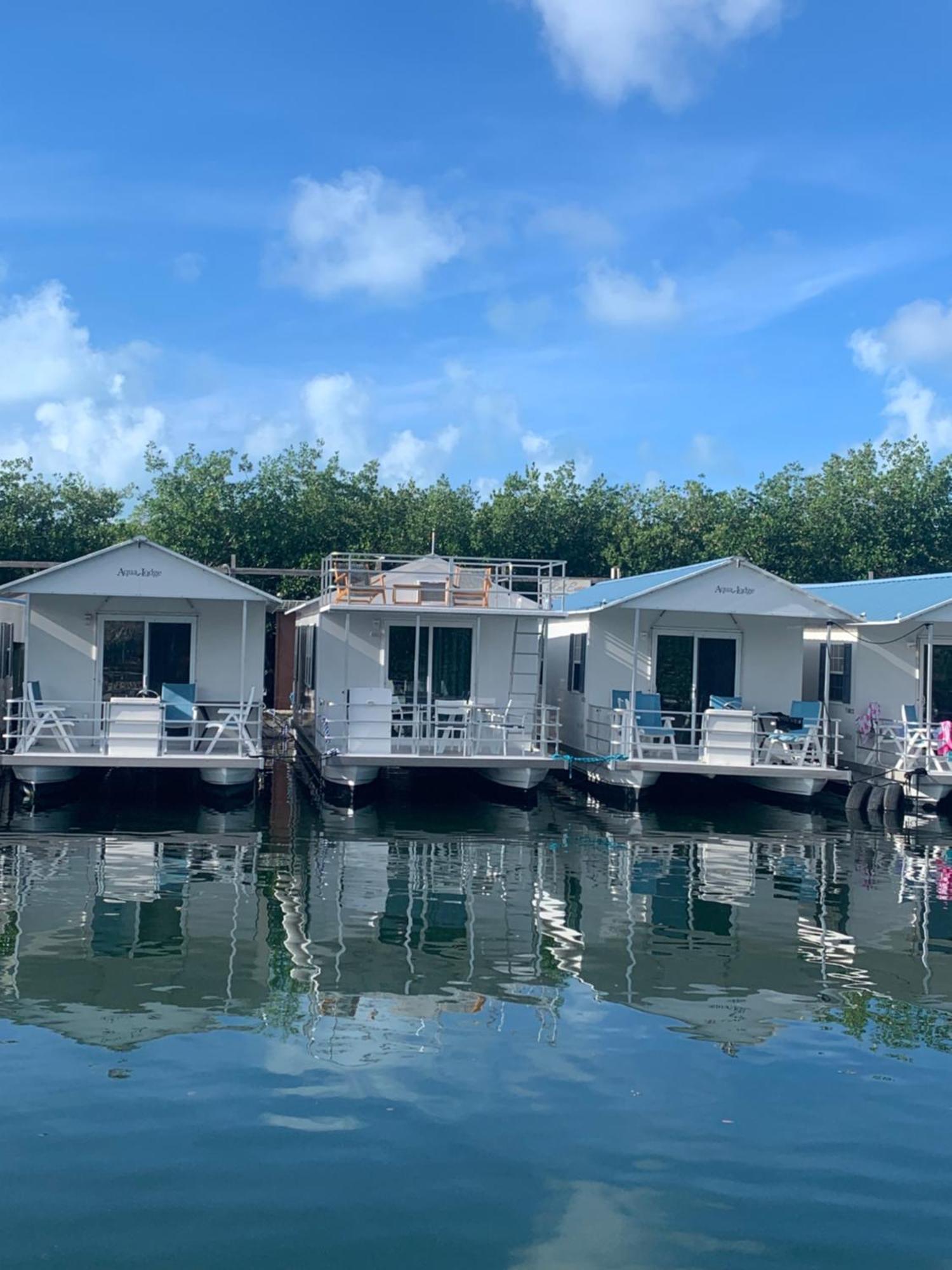 Aqua Lodges At Hurricane Hole Marina Stock Island Eksteriør bilde